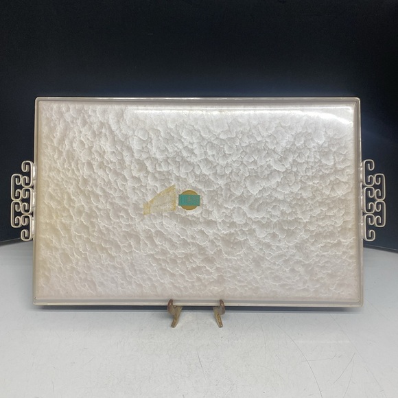 Luxurious Gold and Cream Serveware Tray - Picture 7 of 15